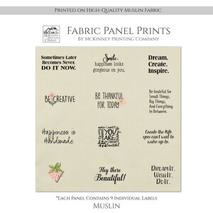 Making Labels Quotes Fabric Labels, Tags, Inspirational, Handmade Labels, Quotes About Life ...