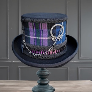Pride of Scotland Tartan Top Hat, Universal Tartan Top Hat