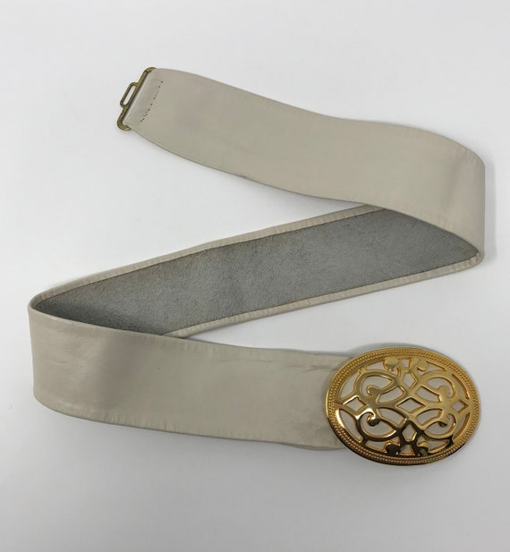 Cocobelle Beckys Black Leather Belt Gold Buckle hook western vintage OS boho hip None | Accessories | Cocobelle Brown Leather Boho Coastal  main image 2