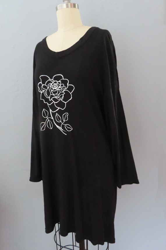 1990s oversized long tshirt | womens size medium … - image 5