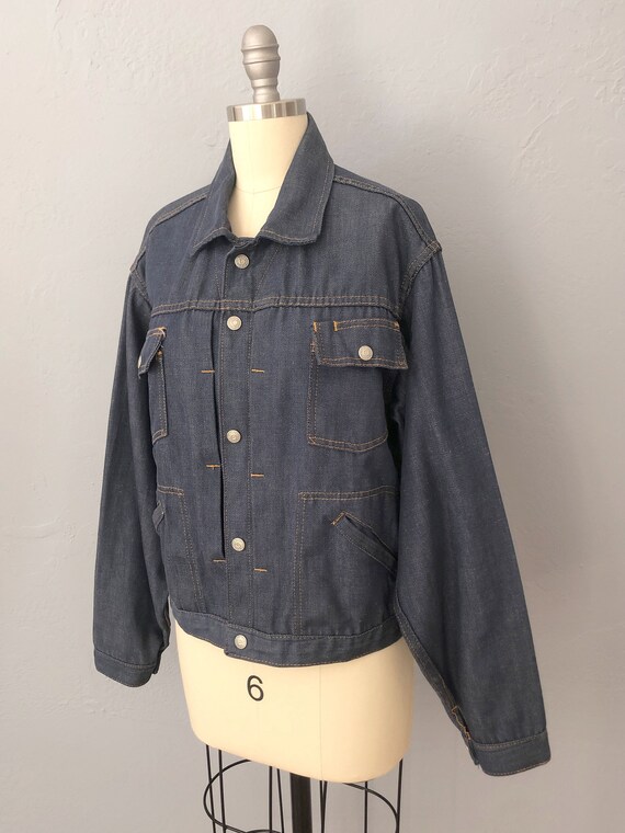 1960s dark denim jacket Ranchcraft JCPenney | med… - image 3