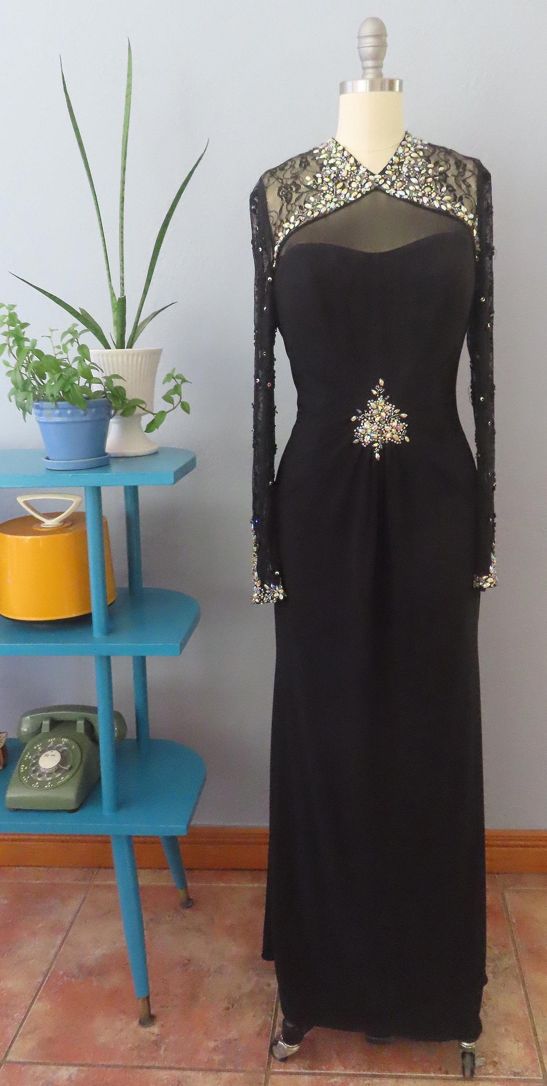 black metallic lace dress Elegant Plus Size Black Velvet Dress with Metallic Lace and Glitter Se Canary Houze