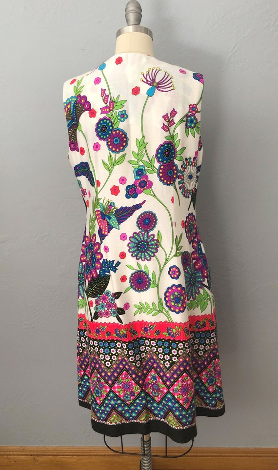 1960s Alice of California floral wrap dress | siz… - image 8