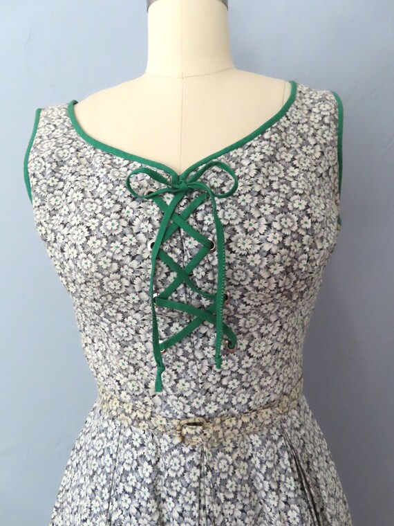 1940s floral corset sun dress | small | 1940s day… - image 3