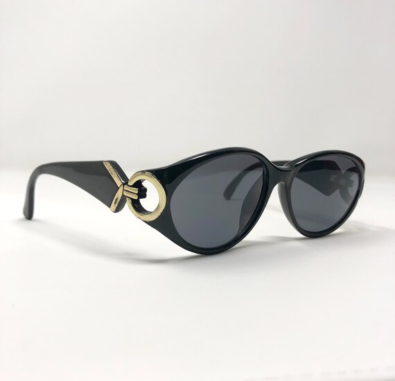 1980s retro black sunglasses | rockabilly classic… - image 3