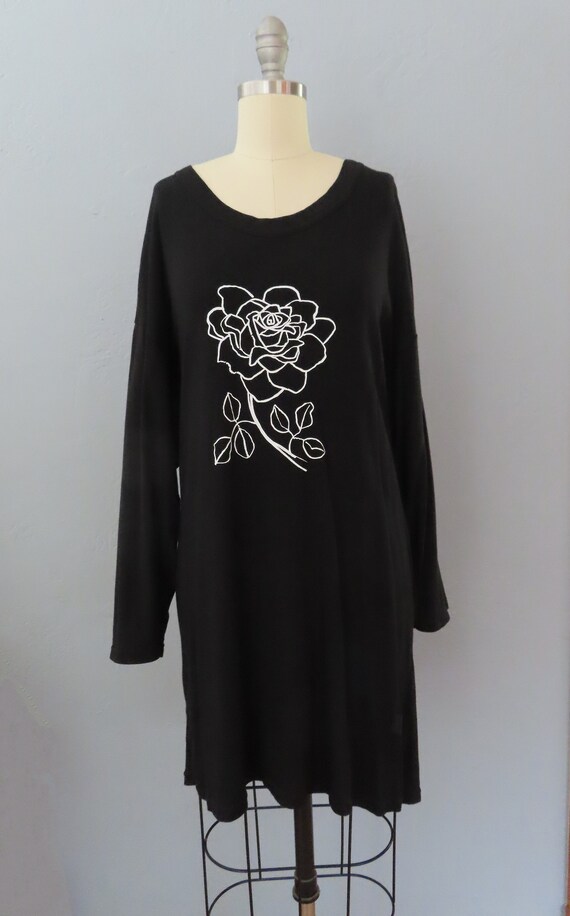 1990s oversized long tshirt | womens size medium … - image 2