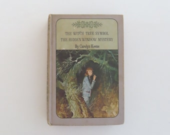 1972 Le symbole de l'arbre aux sorciers Le mystère de la fenêtre cachée de Carolyn Keene | Histoires mystérieuses de Nancy Drew