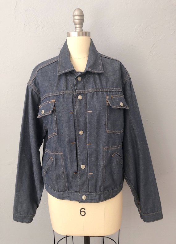 1960s dark denim jacket Ranchcraft JCPenney | med… - image 2