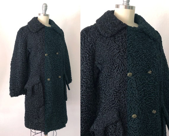 Black lambswool coat 2025