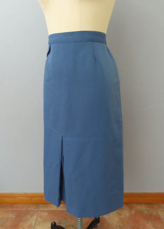 70’s A-Line Blue Skirt main image 0