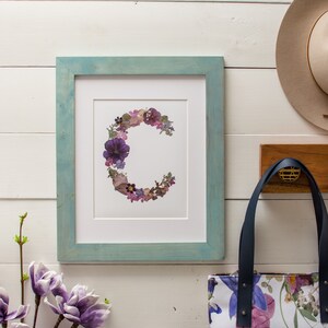 Pressed Flower Letter C (digital download)