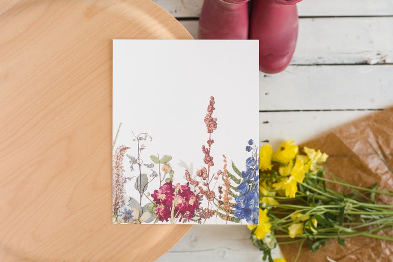 Pressed Flower Coral Print image 1