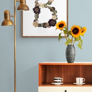 Pressed Flower Letter B (digital download)