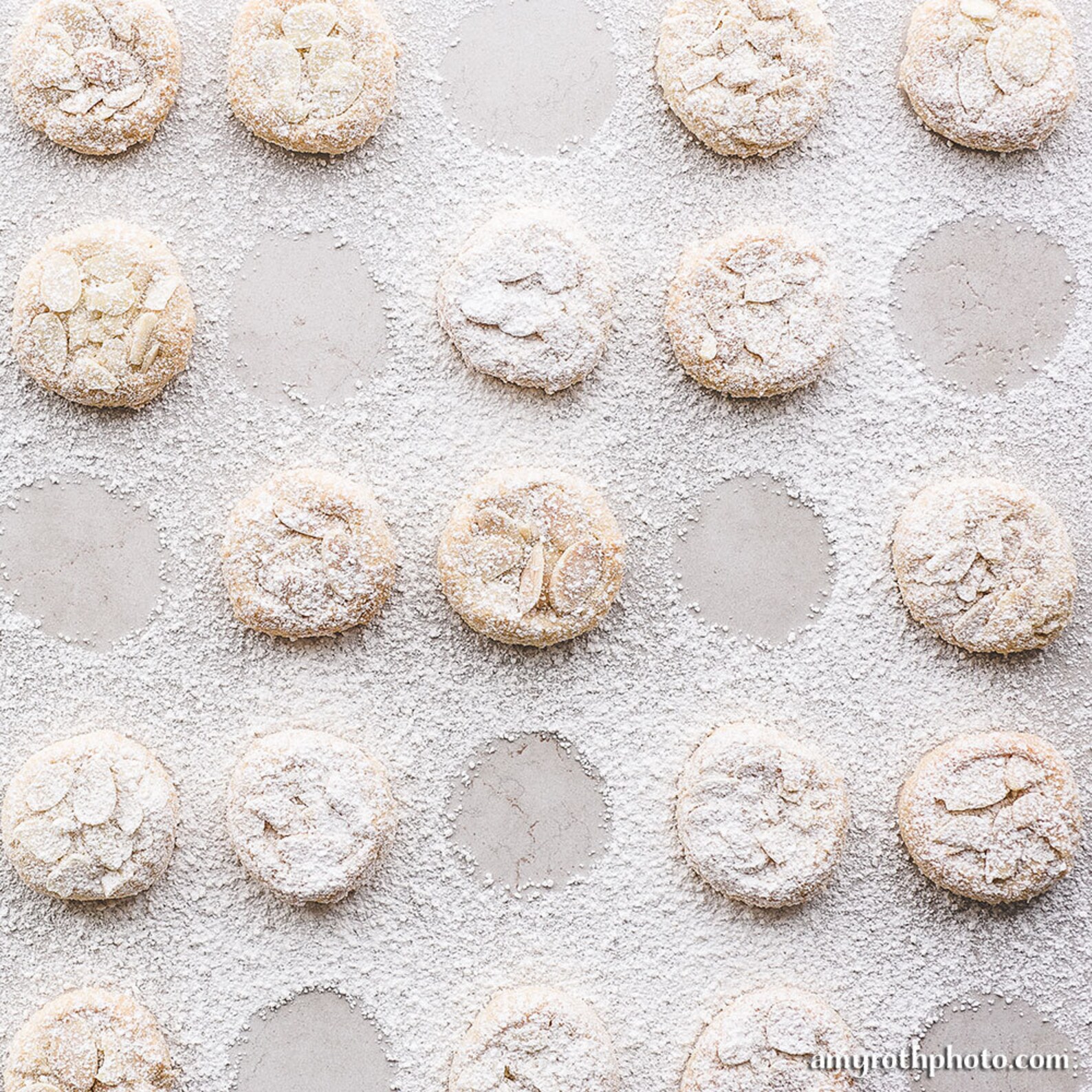 Powdered Sugar Cookies Photograph Food Photography Photo Etsy
