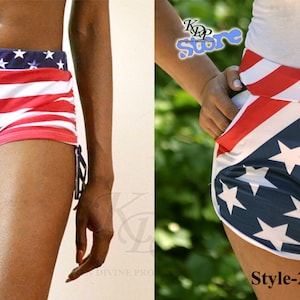 KDP American Flag Stars & Stripes Shorts (2 Styles) + Photonovel