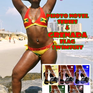 GRENADA Flag-Designed Swimsuit + Photonovel