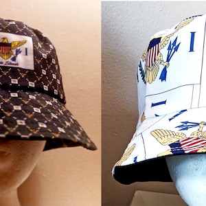 Virgin Islands Flag-Designed Bucket Hat - OS + Socks + Necklace