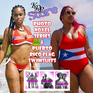 PUERTO RICO Flag-Designed Swimwear + Photonovels