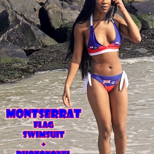 MONTSERRAT Flag-Designed Swimsuit + Photonovel