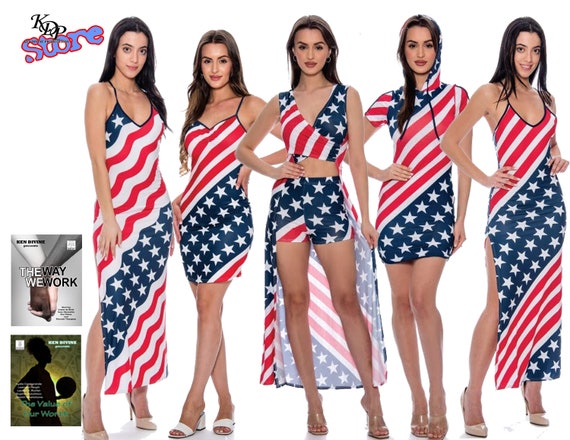 American Flag Dresses 6 STYLES Photonovel - Etsy