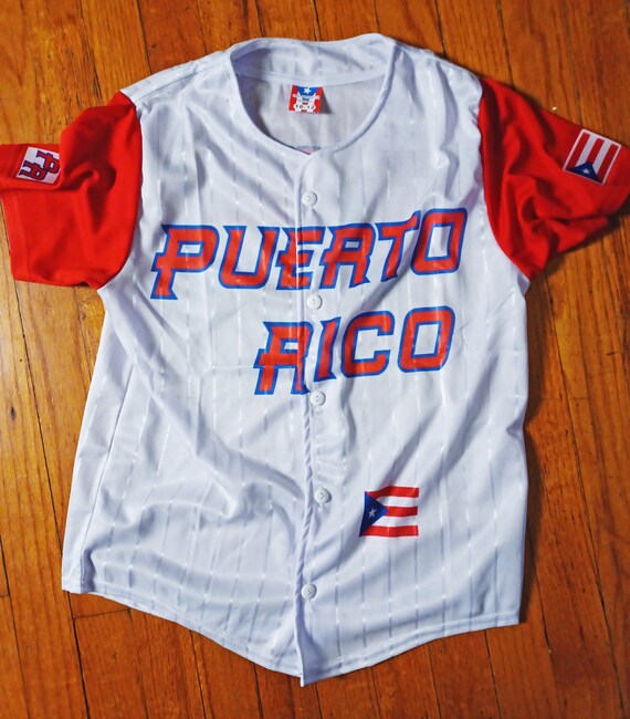 Puerto Ricodesigned Fashion for Kids Baseball Jersey Etsy