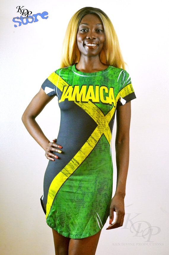 jamaican t shirt dress JAMAICA Jersey Dress + Photonovel