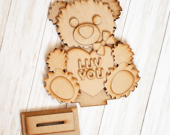 DIY valentine Bear Kit