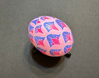 Pinks and Purple Floral Pysanka