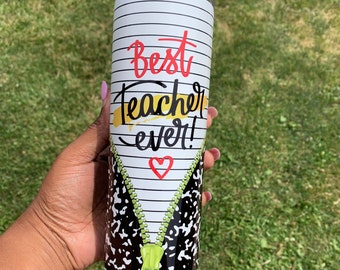 Best Teacher Ever Composition 20oz Tumbler
