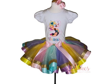 Princess Ribbon Trim Tutu