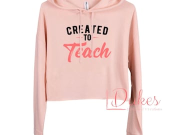 Created to Teach Brand Cropped Top