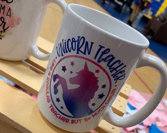 Unicorn Teacher Mug