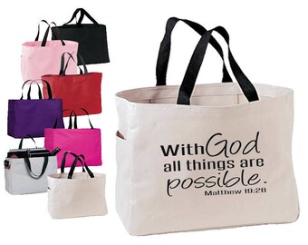 religious tote bags