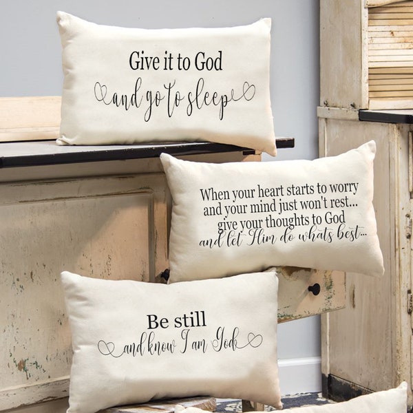 Inspirational Pillow Etsy
