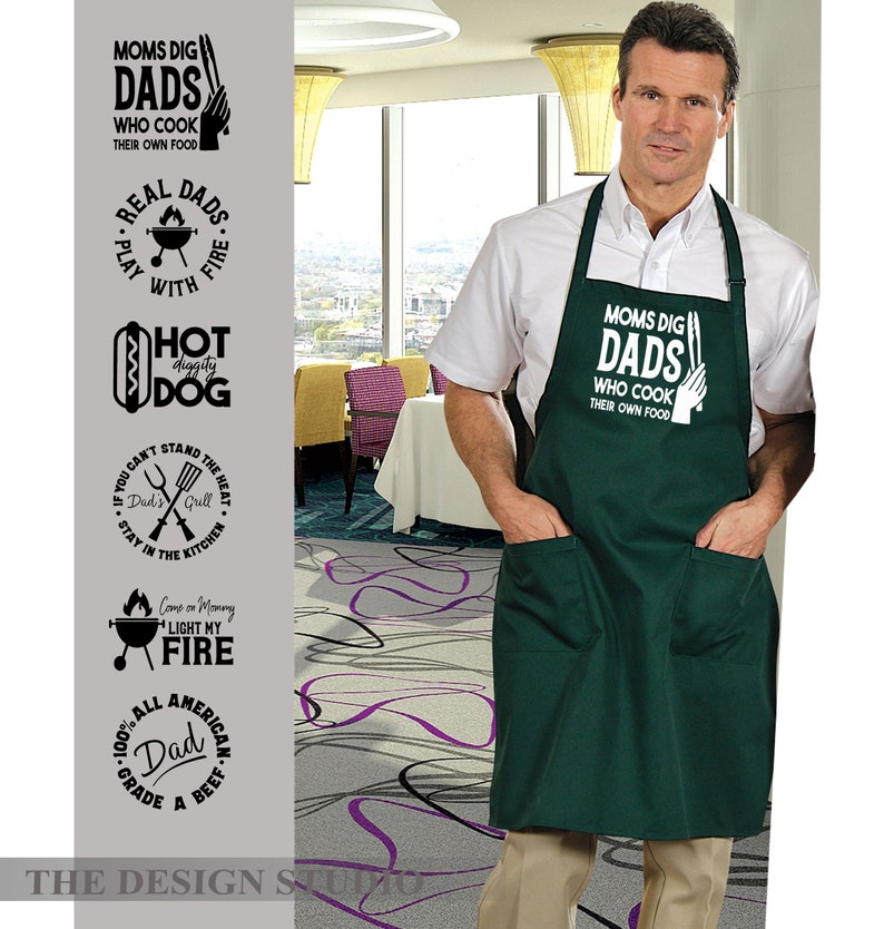 Grill Master Apron Gifts for Him Grilling Apron Mens Etsy