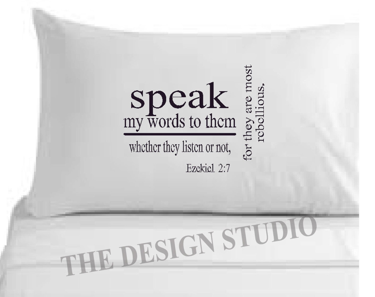 Scripture Pillowcase With Healing Words of Wisdom. Etsy