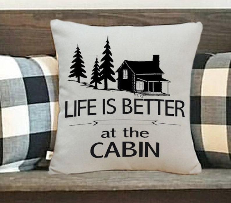 Cabin Décor Throw Pillows. Lodge Theme Country Pillow Etsy