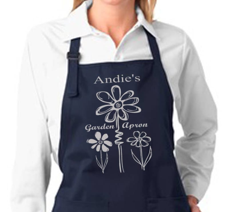 Garden Apron Personalized Gifts Gifts for Her Gardening Etsy