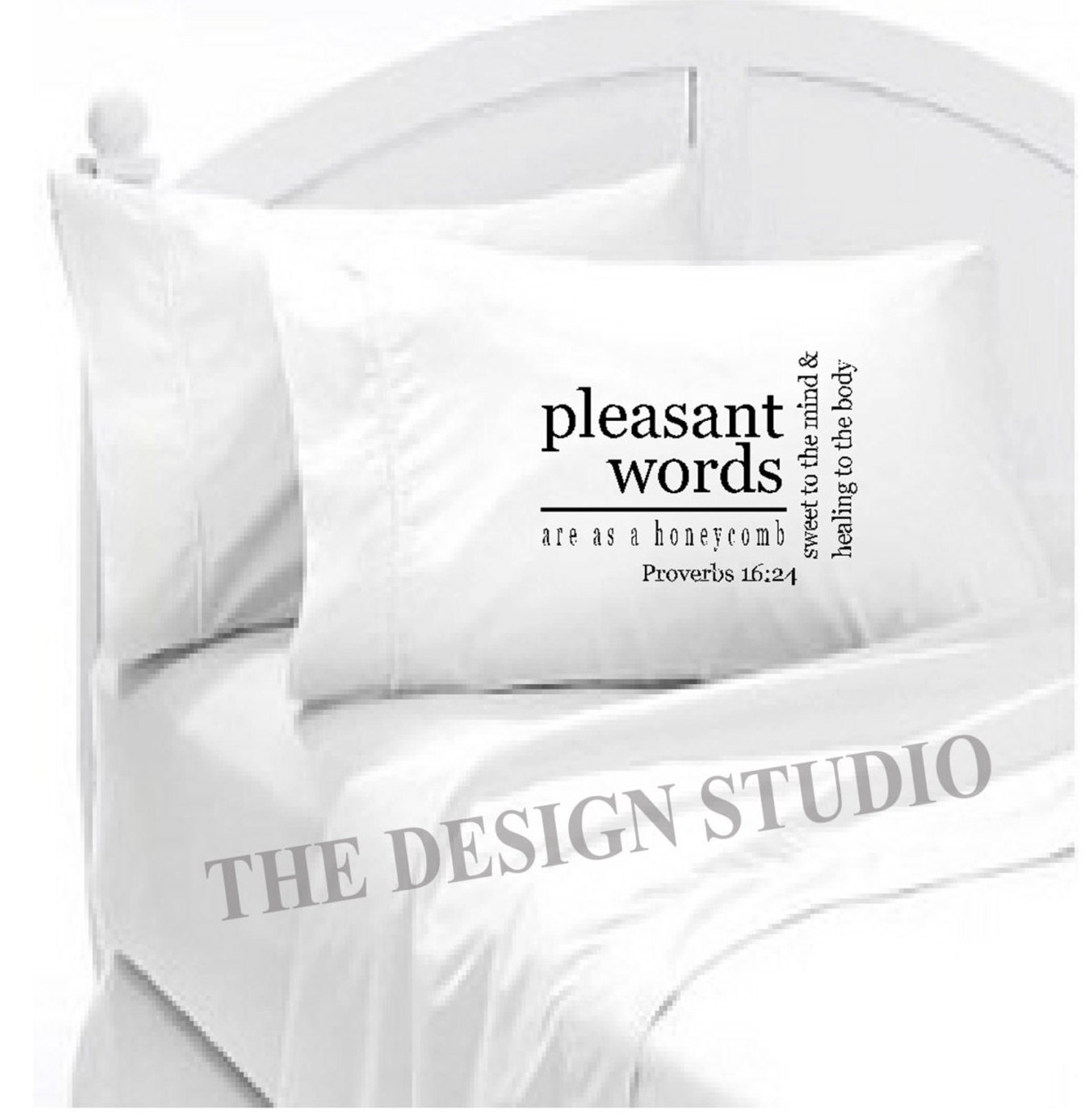 Scripture Pillowcase With Healing Words of Wisdom. Etsy