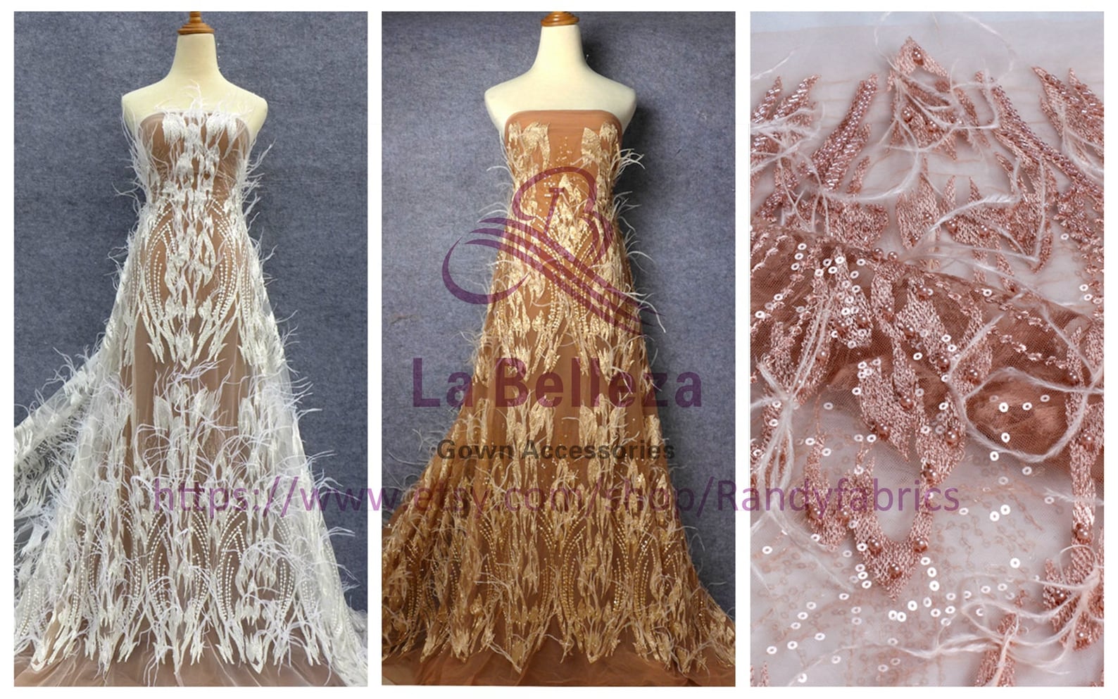 Off White Net Sequins Embroidered Flowy Classic Wedding Wear