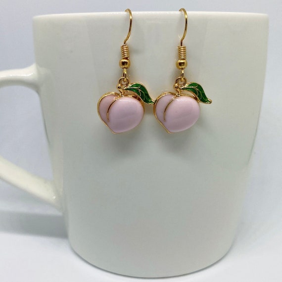 Animal Crossing Peach Earrings