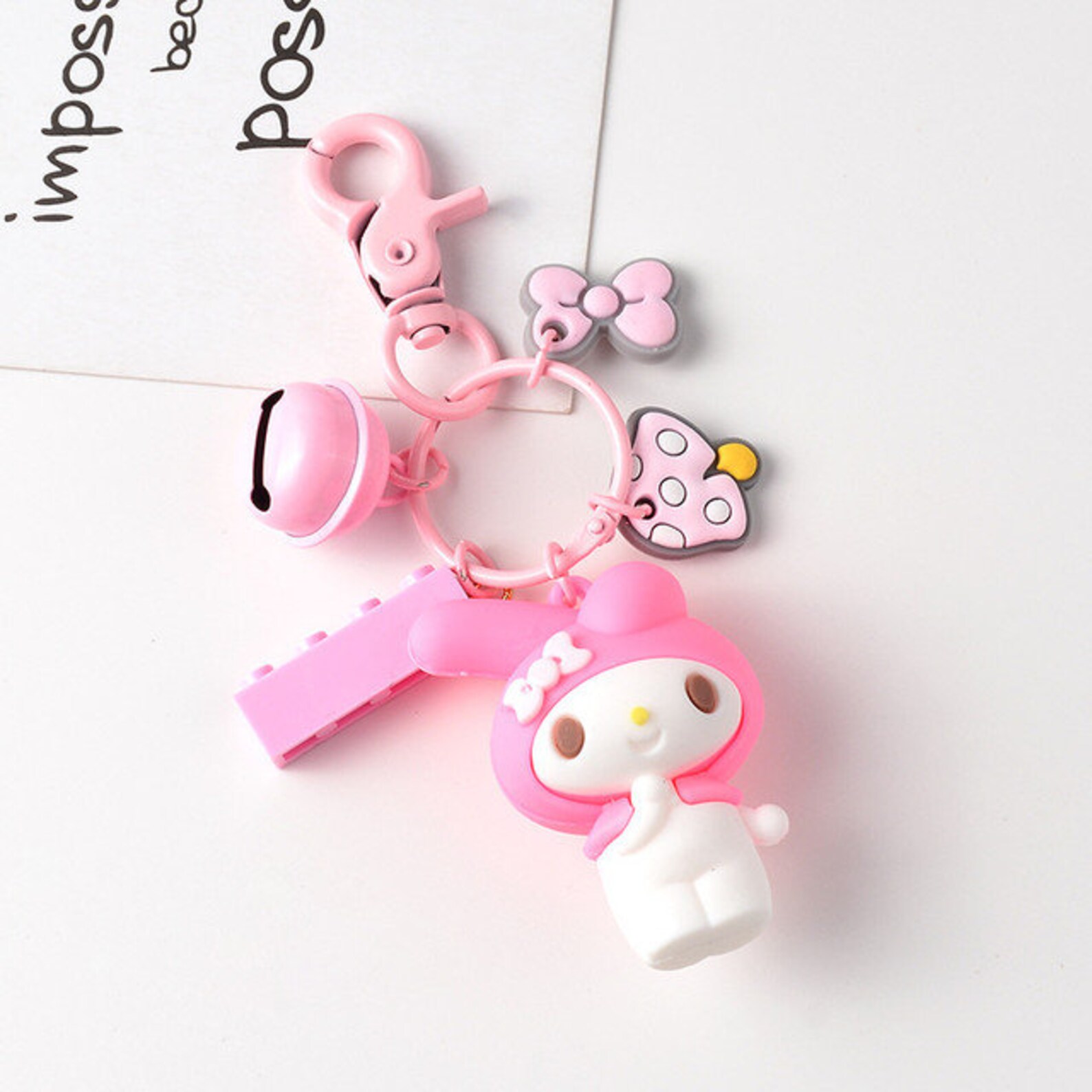 Sanrio 3D Character Keychain Bag Purse Charm Keroppi Hello Etsy