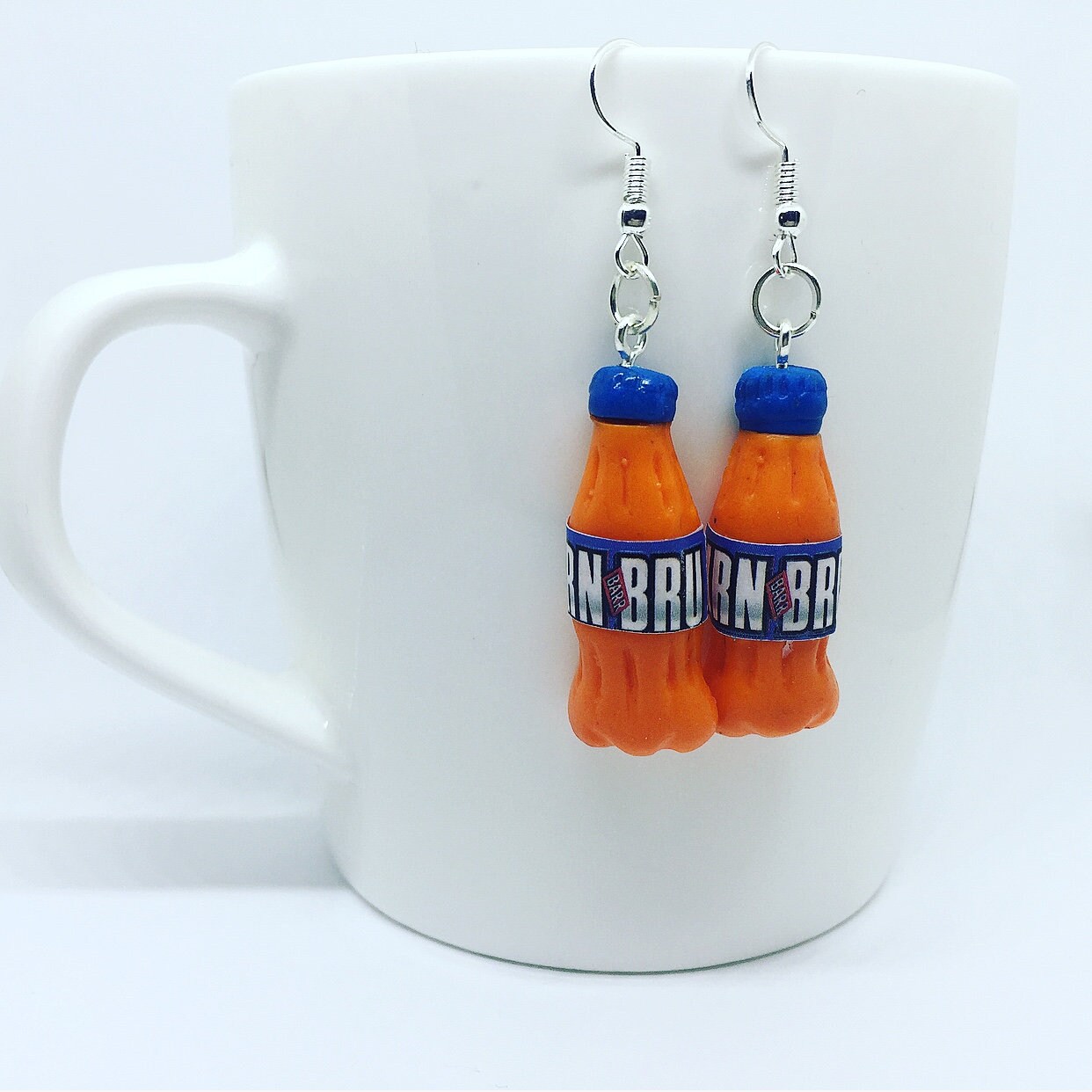 Irn Bru Bottle Earrings Necklace Keychain Fizzy Drink Scottish Etsy