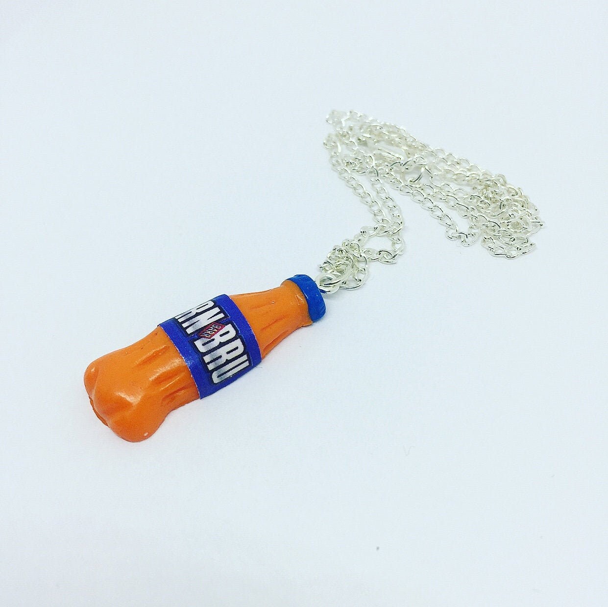 Irn Bru Bottle Earrings Necklace Keychain Fizzy Drink Scottish Etsy