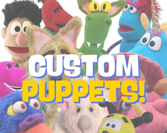 Professionelle handgemachte Muppet Style Custom Bauchredner Handpuppe