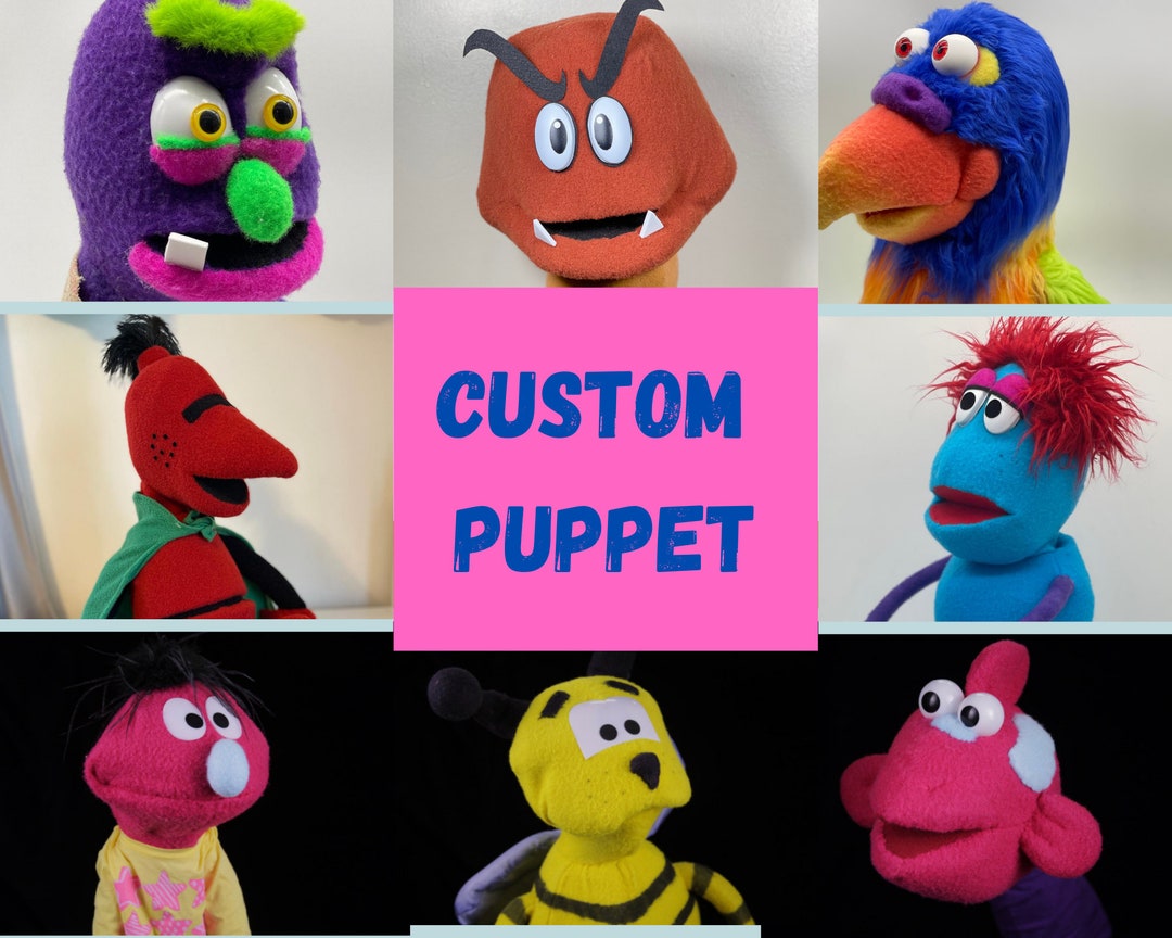 Professional Muppet Style Custom Built Hand Puppet Etsy