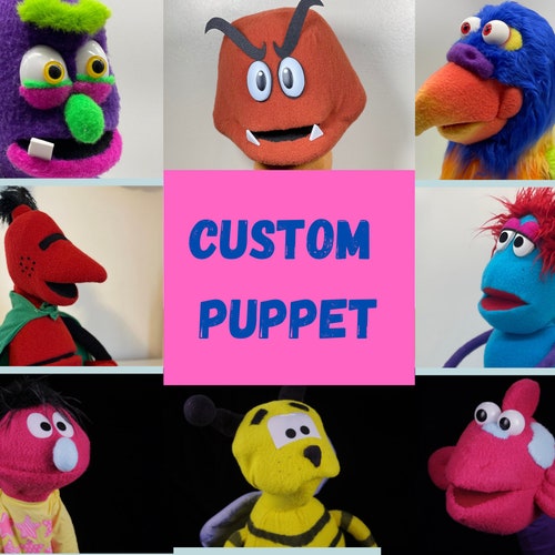 Professional Muppet Style Custom Built Hand Puppet Etsy