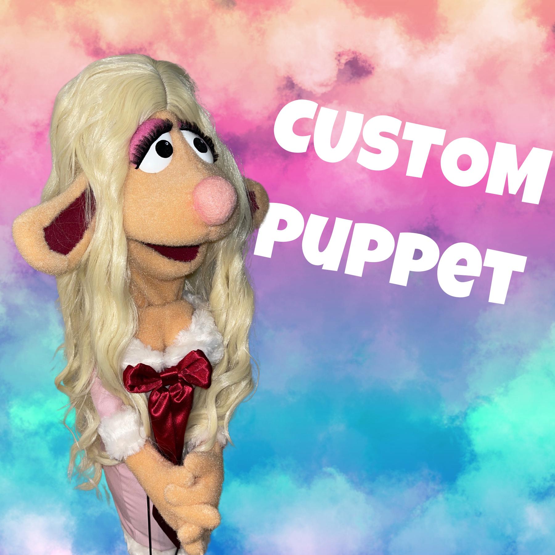 プロ仕様の手作りマペットスタイルのカスタム腹話術人形 - Etsy 日本
