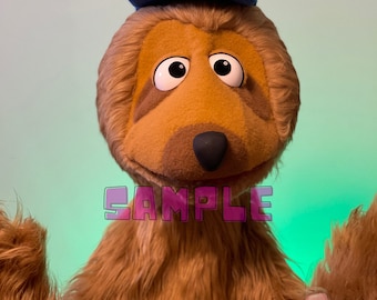 Fantoche de mão de animal personalizado estilo Muppet profissional