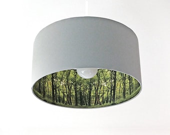 Designlampe; Pendelleuchte, Deckenleuchte, Wald inside